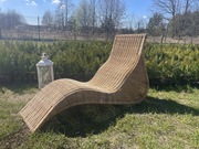 Wiklinowy szezlong,leżanka Ikea Karlskrone