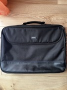 Duża czarna torba pokrowiec na laptop