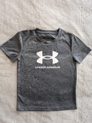 Szara koszulka sportowa bluzka Under Armour 110 - 116 jak nowa