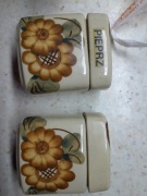 Przyprawniki i dzbanuszek 