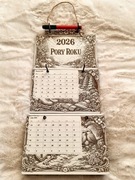 Autorski kalendarz 2026 „Pory Roku” | UNIKAT | rękodzieło | grawer laserowy