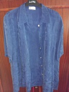 Modna granatowa męska koszula Fabiani 