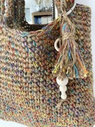 Torba ze sznurka jutowego, handmade