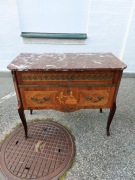 KOMODA Z BLATEM MARMUROWYM