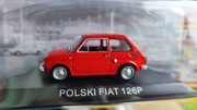Kultowe maluchy Fiat 126p numer 1 skala 1:43 Hachette
