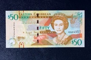 Karaiby Wschodnie 50 Dolarów UNC 