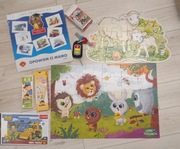 Zestaw opowiem Ci mamo, puzzle Bob budowniczy, zagadki CzuCzu, kluczyki