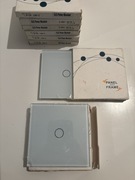 szklany panel dotykowego włącznika światła