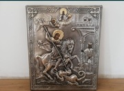 PIĘKNA IKONA ŚWIĘTY JERZY, POLECAM 