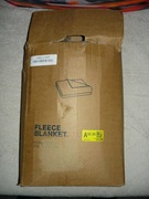 Koc polarowy szary 230x270