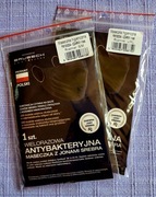 Maseczka BRUBECK L/XL ANTYBAKTERYJNA z jonami srebra wielorazowa