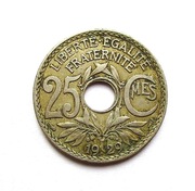 25 Centymów 1929 r.  Francja