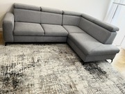 Duży narożnik sofa nowoczesny z funkcją spania. Sofa po praniu 
