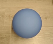 Klosz szklany niebieski kula 190śr/180wys/90otwór