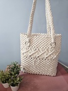 torebka damska makrama handmade