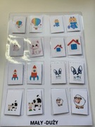 Mały i duży Karty pracy lamibook prezent święta 