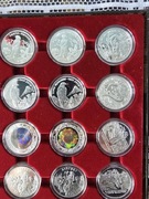 14 szt. srebrne 20 zł z 2004- 2010