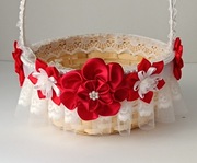 Koszyk, koszyczek wielkanocny na święconkę + serwetka  