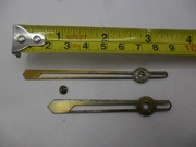 PIĘKNE MOSIĘŻNE WSKAZÓWKI DO STAREGO ZEGARA 