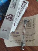 Strzykawka kolekcjonerska PRL 