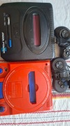 Zestaw konsol Retro:Terminator BS-500AS+Mega PowerII Nietestowane,na części
