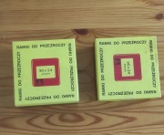 Ramki do przeźroczy - nowe.