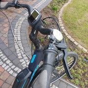 Rower elektryk, miejski trekingowy, damski, 