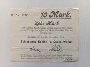 Notgeld - Boguszów Gorce 10 Marek 1914 czarny