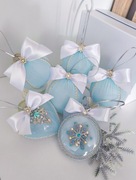 OZDOBY CHOINKOWE świąteczne Zestaw 6 szt PREZENT ŚWIĄTECZNY 