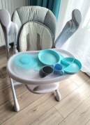 Caretero Indigo krzesełko hustawka do karmienia 