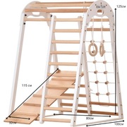 drabinka gimnastyczna RINAGYM, drewniany plac zabaw dla dzieci