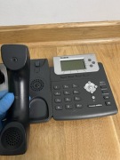 Telefon stacjonarny Yealink + Panasonic Zestaw 