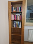 Regał - biblioteczka dębowa, rustykalna