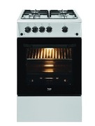 Kuchnia gazowa srebrna beko CSG52020FX