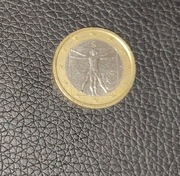 1 Euro Da Vinci 2002r Moneta Włochy