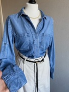 Jeansowa koszula damska premium denim 100% lyocell skandynawska