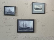 Zestaw trzech obrazków marynistycznych