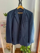 Męski granatowy garnitur komplet 54 Regular fit