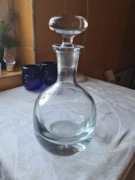 Karafka szklana z lat 70