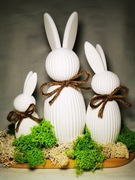 Zajączki dekoracyjne 3 szt 