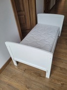 Łózeczko dziecięce/ niemowlęce ze szczebelkami + Materac Hilding