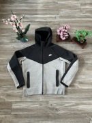 Nike Tech Fleece bluza szara czarna zip hoodie M