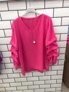 Bluzka wizytowa biust 115 różowa