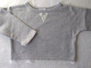 La Redoute bluza niemowlęca z koronką r. 80