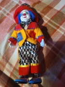 Lalka porcelanowa Hexal Klaun