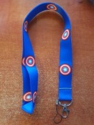 Smycz na klucze telefon Super bohaterowie Marvel Avengers Kapitana Ameryki