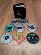 Gry PSX w etui Tomb Raider, Crash Bandicoot, Tobal, Ray tracers, Croc