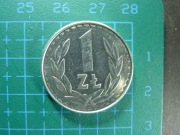 Moneta Polska - 1 zł  - rok 1988 - PRL -1