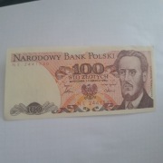 Banknoty 100zł PRL