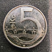 5 koron moneta czeska republika 2006